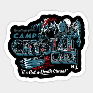 Slasher postcards - Crystal Lake Sticker